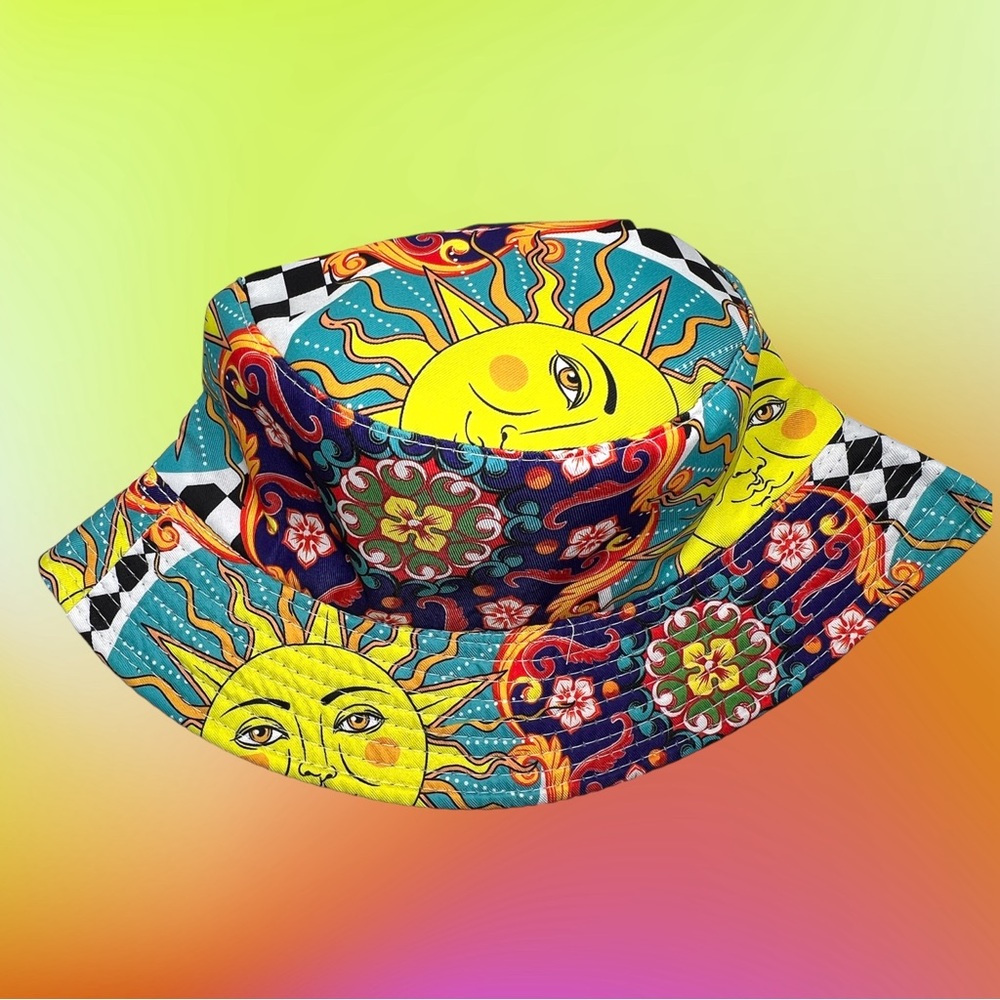 Celestial Retro Rave Bucket Hat - Picture 4 of 9